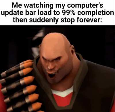 Computer why you...