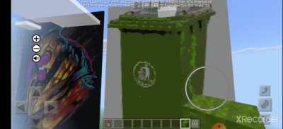 I made jake paul art in minecraft (took me 57 years please like)