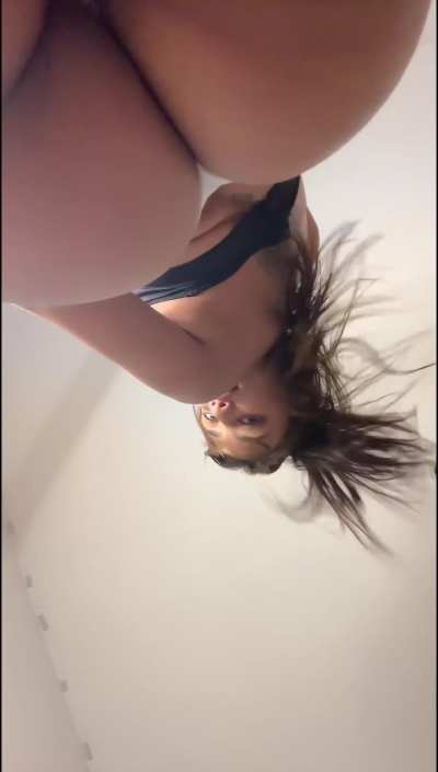 Come lay down here, I'll give you a nice bounce on your face!