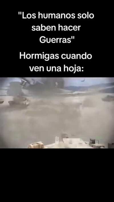 De hecho el universo de Warhammer 40K está basado en el día más tranquilo de las hormigas .
