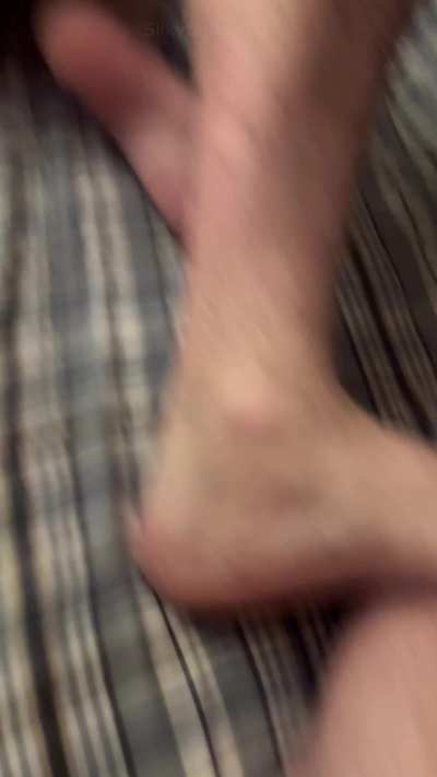 Her bull likes to pull my wife’s hair and spread her asshole while he steps on me for leverage. His thrusts make my chastity cage bounce while he’s fucking her.