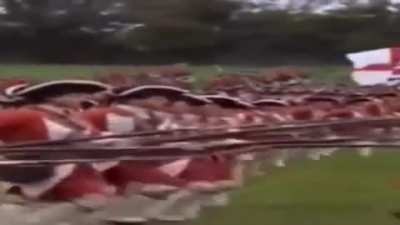We are number one but it&rsquo;s the British Redcoats
