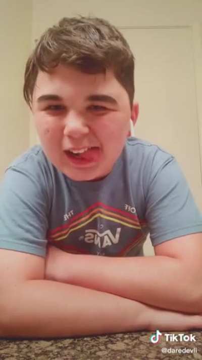 When you almost hit puberty