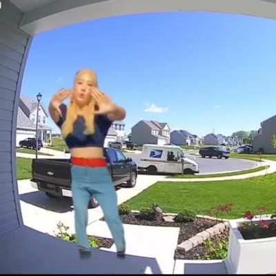 kim lip dancing to why not on someone's porch