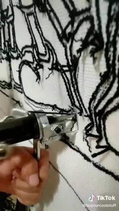 Not a cuphead fan but that's a badass rug