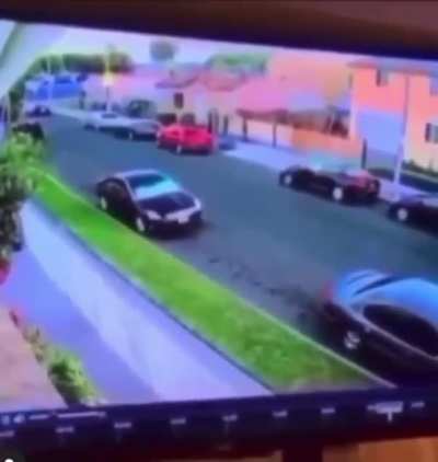 Idiot crashes going like 100