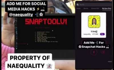 Anyone here need a Snapchat hacked? From Account Recovery, Memories & My Eyes Only Pulling Hit me on Snapchat >> “Naeq<wbr>ualit<wbr>y” Telegram Link In Comments 📥‼️