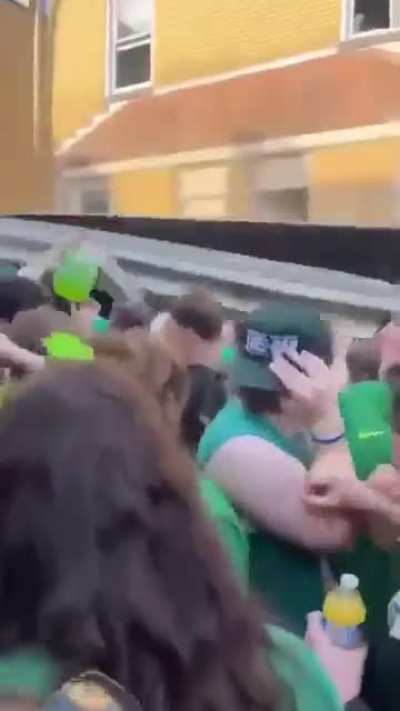 Porch roof of a house located near University of Pittsburgh’s campus collapses during off-campus St. Patrick’s Day party, leaving 16 people injured (03/14/2025)
