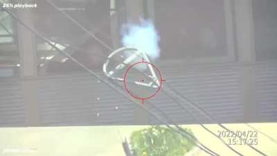 Washington DC - Earlier today there were reports of active shooter near Edmund Burke Middle School. 3 reported injuries. 2 adults, 1 child transported and stable. A video and text was posted to 4chan claiming to be from the shooter. Video slowed to 25% pl
