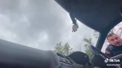 Cop thought the driver was texting