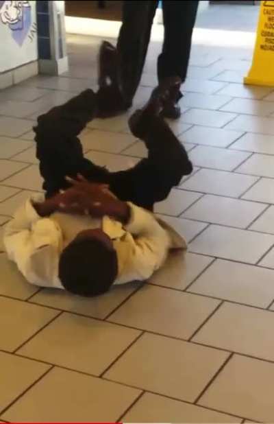 Guy gets tased in the nuts at McDonalds