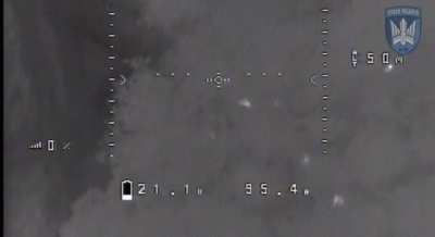 Ukrainian "Birds of Magyar" drone strikes on Russian infantry and positions in Kherson Oblast. Published 12 April 2024 (music from source)