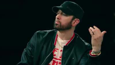 "I'm in the top 0.1% of Eminem liste-"