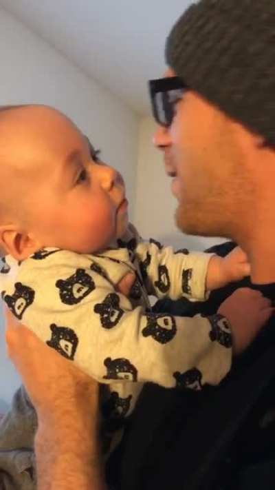 He likes the beard