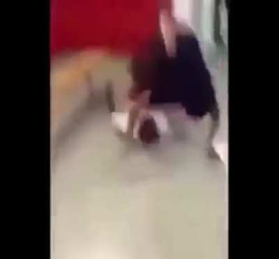 Brutal body slam