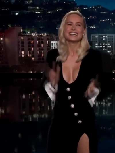 Brie Larson hosting Jimmy Kimmel Live