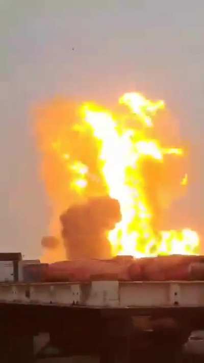 First moments of Israel's attack in Yemen
