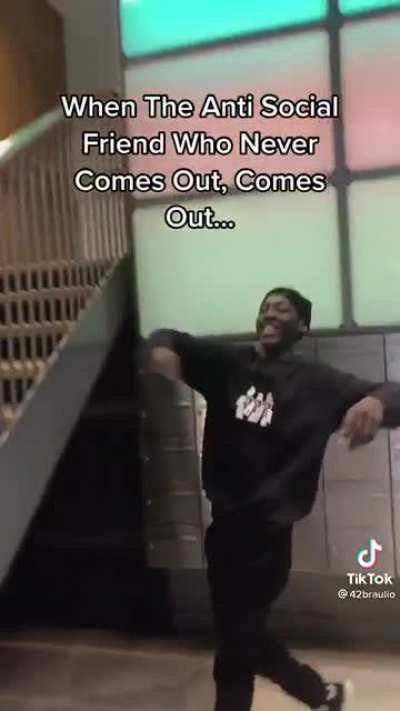 Hyping up your shy friend