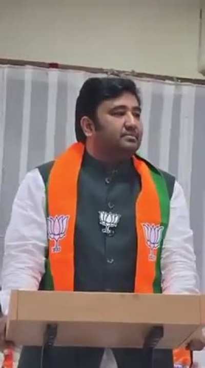 Mumbai - BJP candidate Haji Arfat Shaikh refused to say "Bharat Mata Ki Jai"