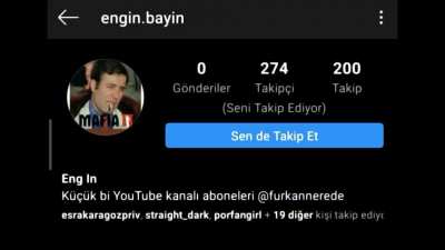 Por&ccedil;ay-Keşke Azınlık Olsaydım Ama Instagram Biolarından