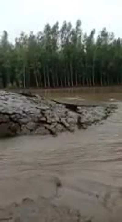 Land raising from water