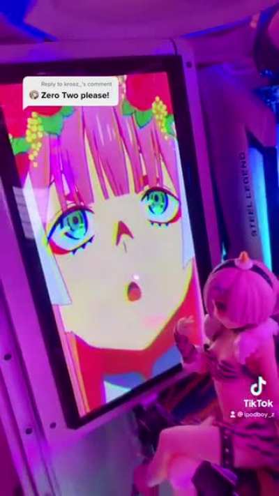 Just installed my first Kraken Z73 cooler and I love it! I prefer to see my tempts but I was requested Zero Two on TikTok so I went all a lot 🤷🏽&zwj;♂️