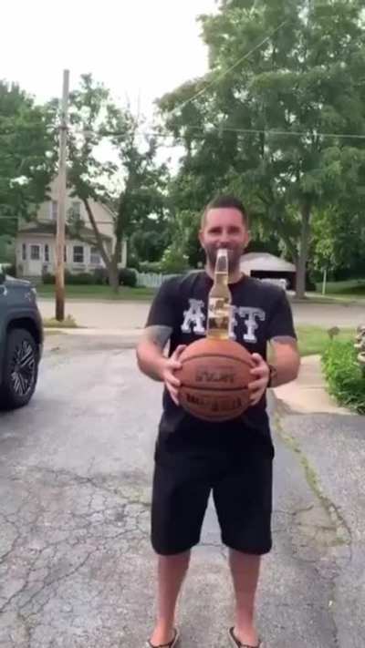 Let&rsquo;s do the bottle in the ball challenge!
