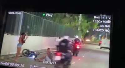 WCGW trying to escape from the Brazilian police