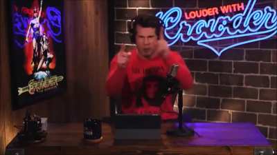 This is the guy who regularly accuses the left of being a bunch of emotional snowflakes. (Steven Crowder)
