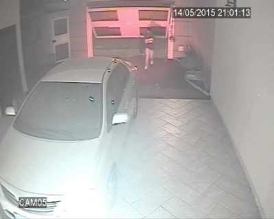 Just a normal day in Brazil, parking the car in your garage