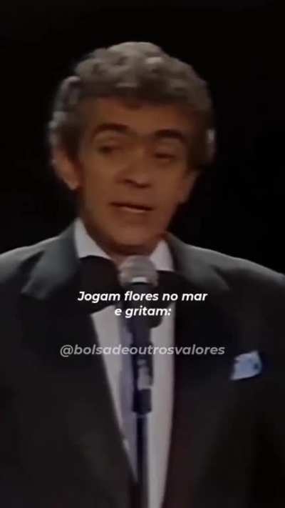 Chico Anísio falando do amor dos cubanos pelo próprio país.