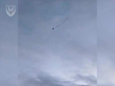 The Kherson anti-aircraft missile brigade destroyed the Russian reconnaissance UAV "Supercam".
(29/Jan/2024)