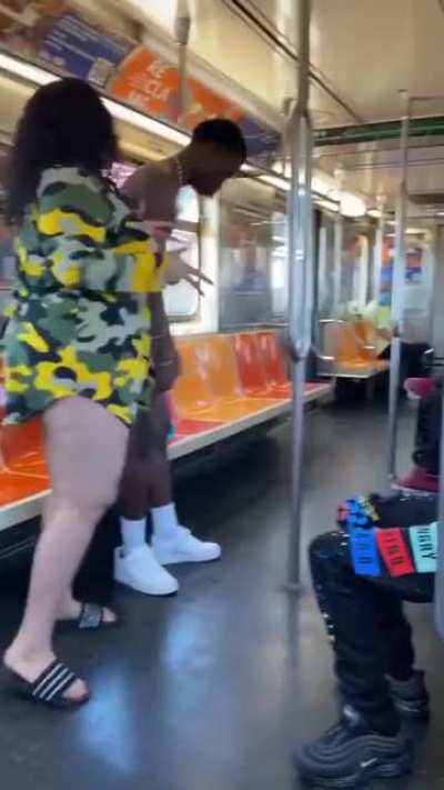 Man's milky time on the train is rudely interrupted by Kayreen