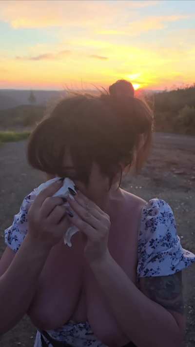 "Is it in my hair?" 🥺🥵😊