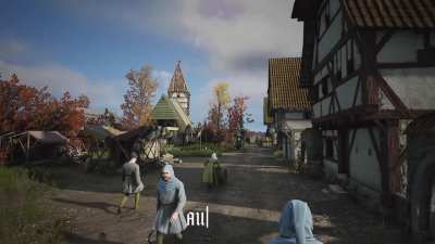 I recorded footage on my main street of 'Finsterwald' during all 4 seasons...