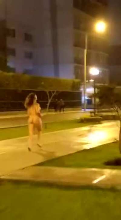 out for a stroll