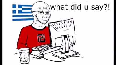 Fashisht gayreek🤡🤡🤡👎🏿 vs chad Türk💪🏿💪🏿💪🏿😉🥵😳