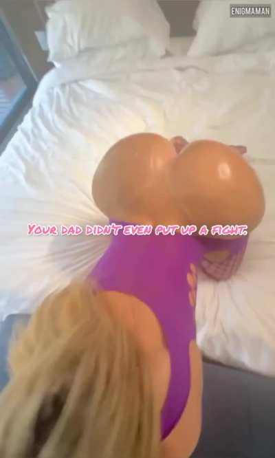 My sissy bimbo dad