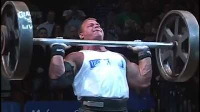 Derek Poundstone breaks Axle Press World Record, decides to keep the weight up for a while just for fun