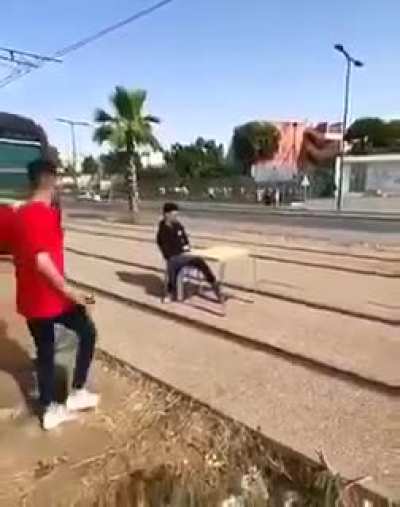 Guy blocks the tramway for tiktok fame, gets sentenced to three years in prison instead. (The guy recording and the other guy who helps also get sentenced to 2 years)