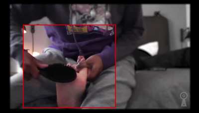 Amazon has her size 13 feet tickled