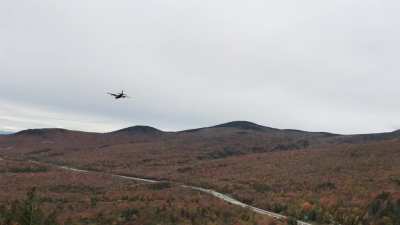 Planes flying through Franconia Notch today