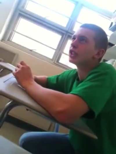 Student disrespects teacher