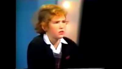 Girl gets answer very wrong
