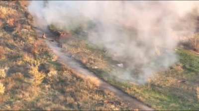 Ukrainian 47th Brigade's "Morana Team" unit destroys Russian invaders with ATGM (August 2024)