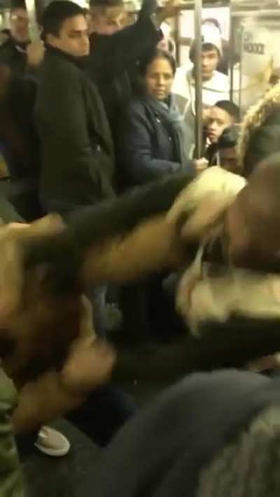 Staring Contest Turns Violent On Subway
