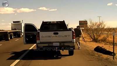 Cop gets killed trying to secure suspects gun.
