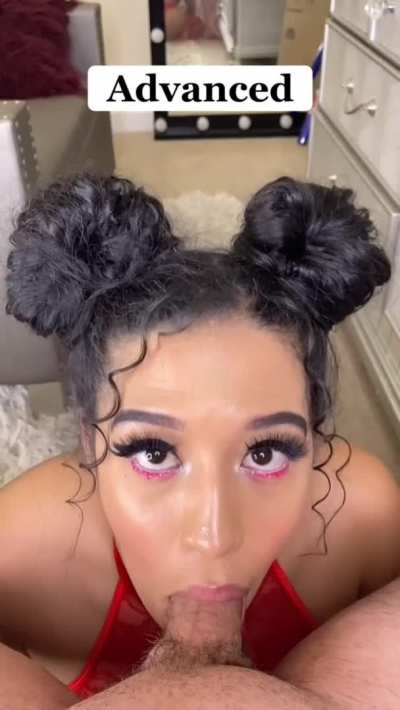 Megan blowjob skills