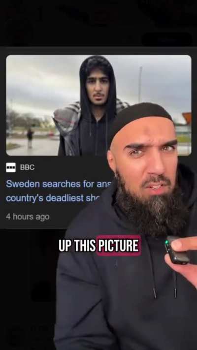 Swedish Terrorist who murdered Syrians and a Bosnian