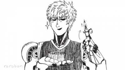 So I&rsquo;ve been drawing One Punch Man as vines...